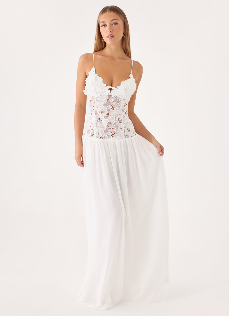 Shooting Love Maxi Dress - White
