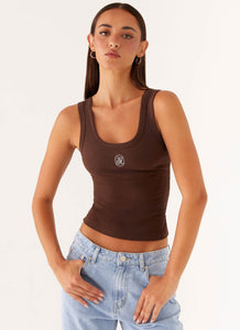 Signature Tank Top - Chocolate