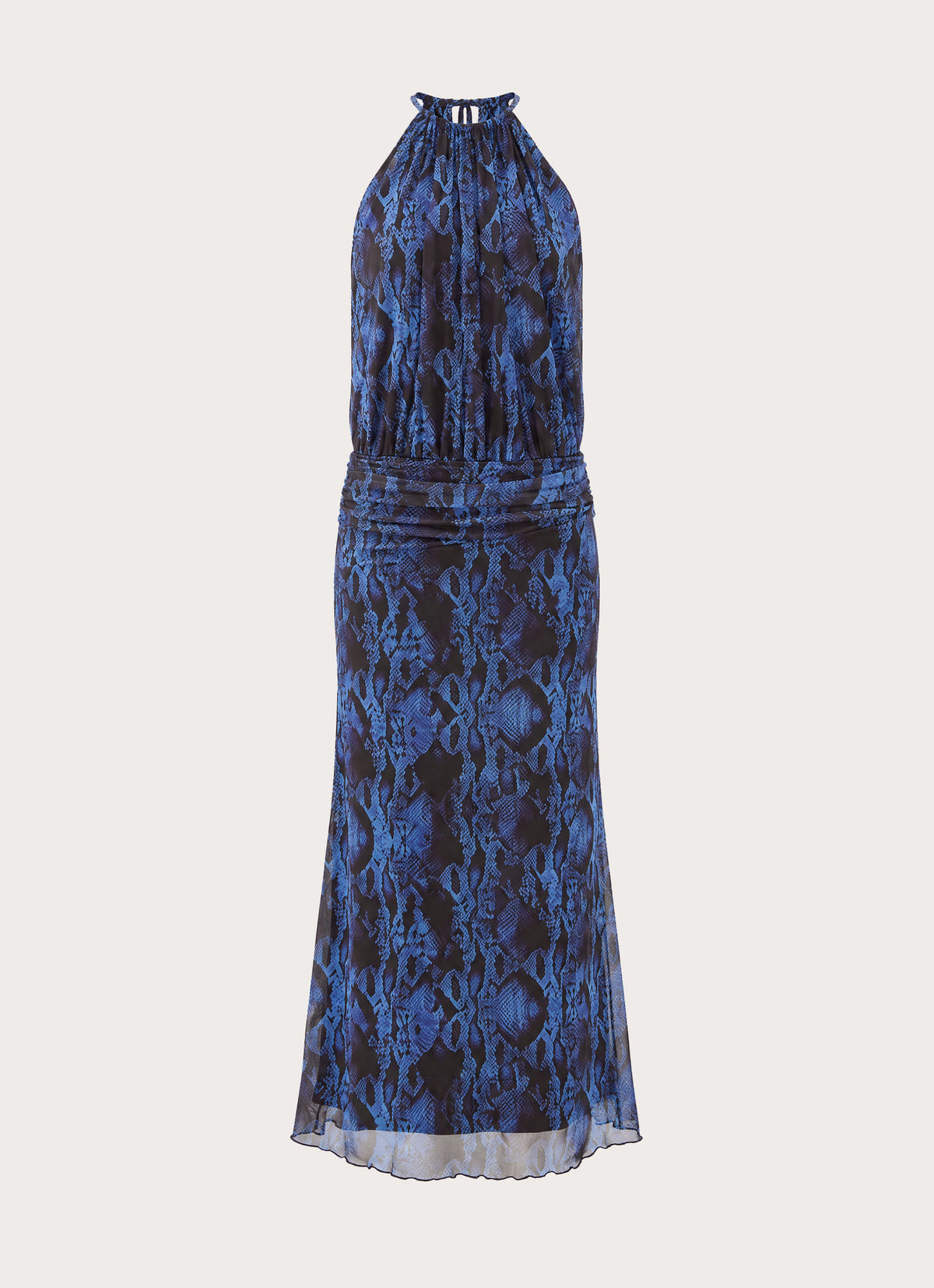Silent Venom Maxi Dress - Snake Print