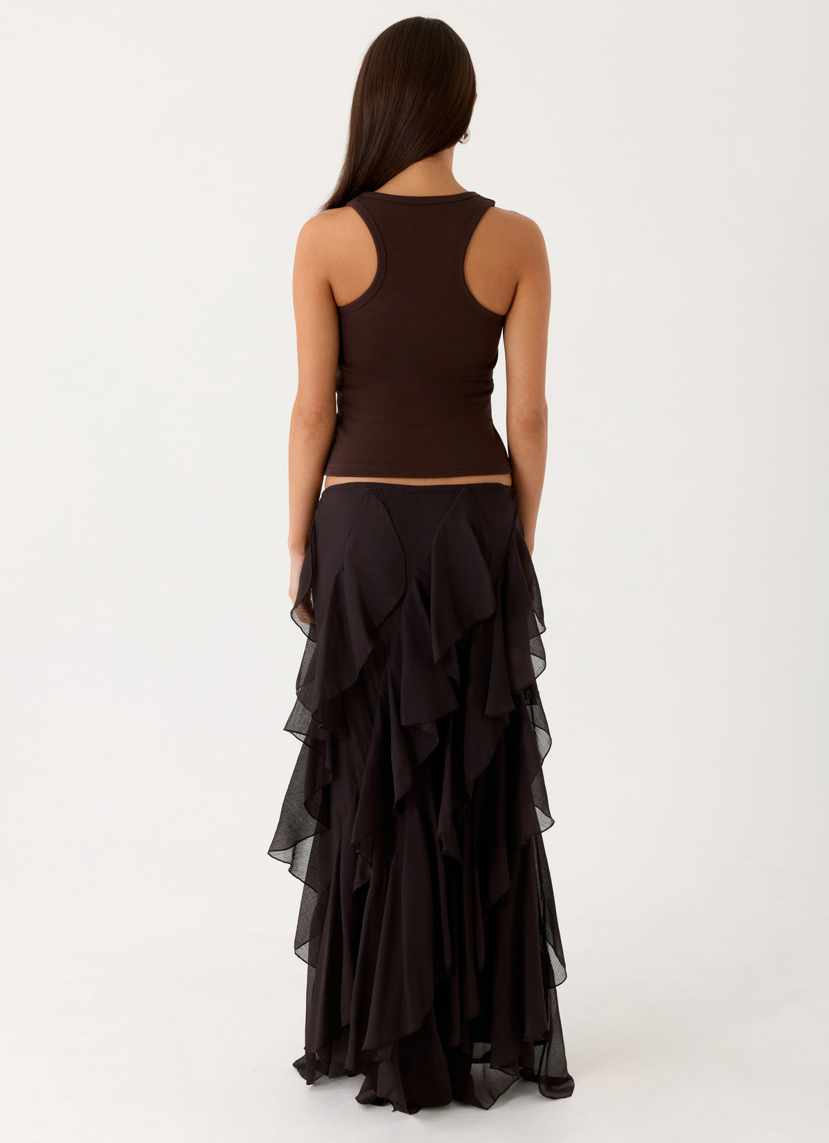 Silvanna Maxi Skirt - Chocolate