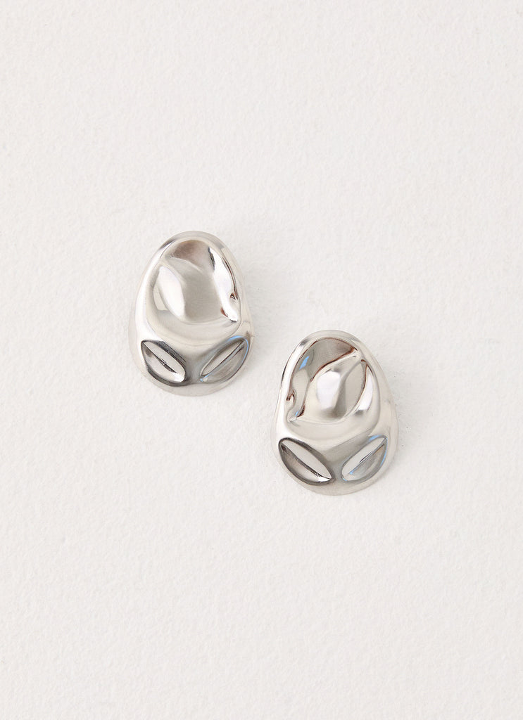 Silver Siren Earrings - Silver