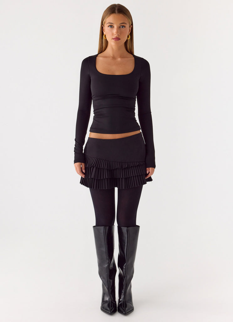 Skyler Mini Skort - Black