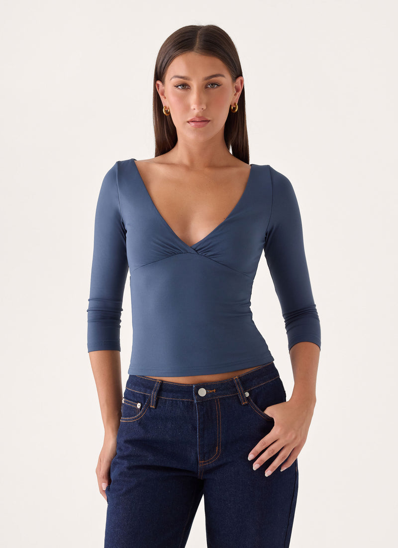Slow Days Top - Navy