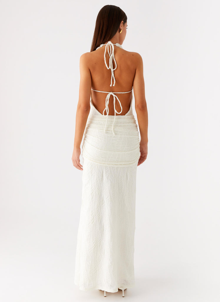 Smoke Ivy Maxi Dress - White