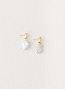 Soft Ember Earrings - Pearl
