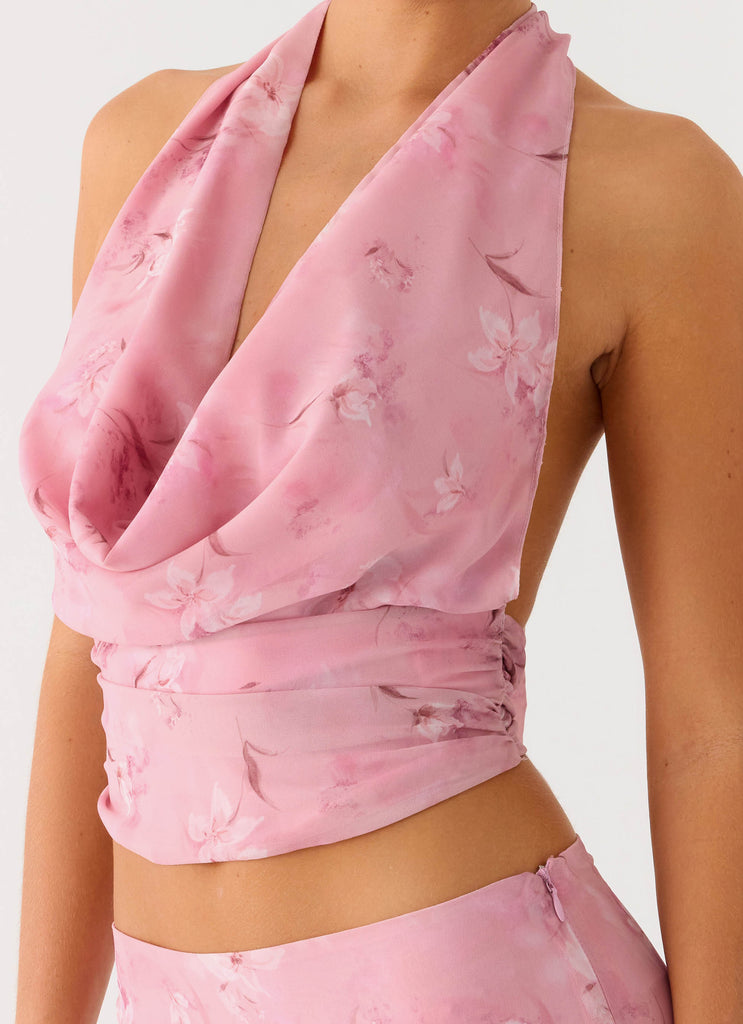 Soren Halter Top - Vintage Floral