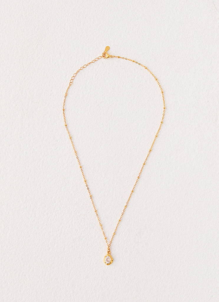 Spring Bloom Necklace - Gold