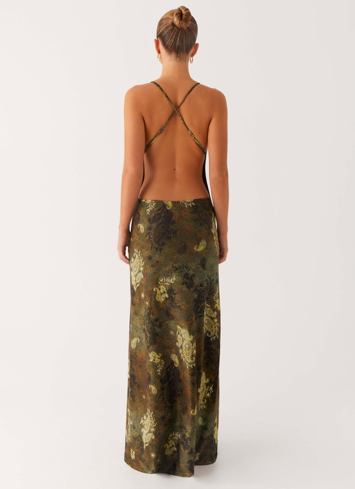 Star Fields Maxi Dress - Cyber Floral