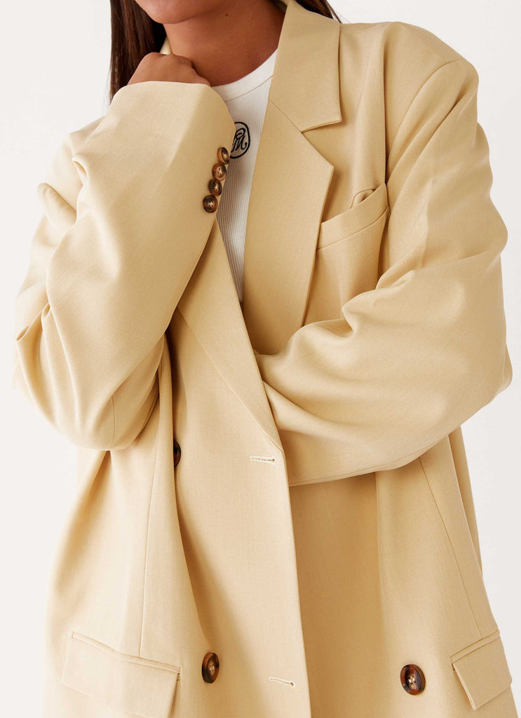 Stockholm Oversized Coat - Butter