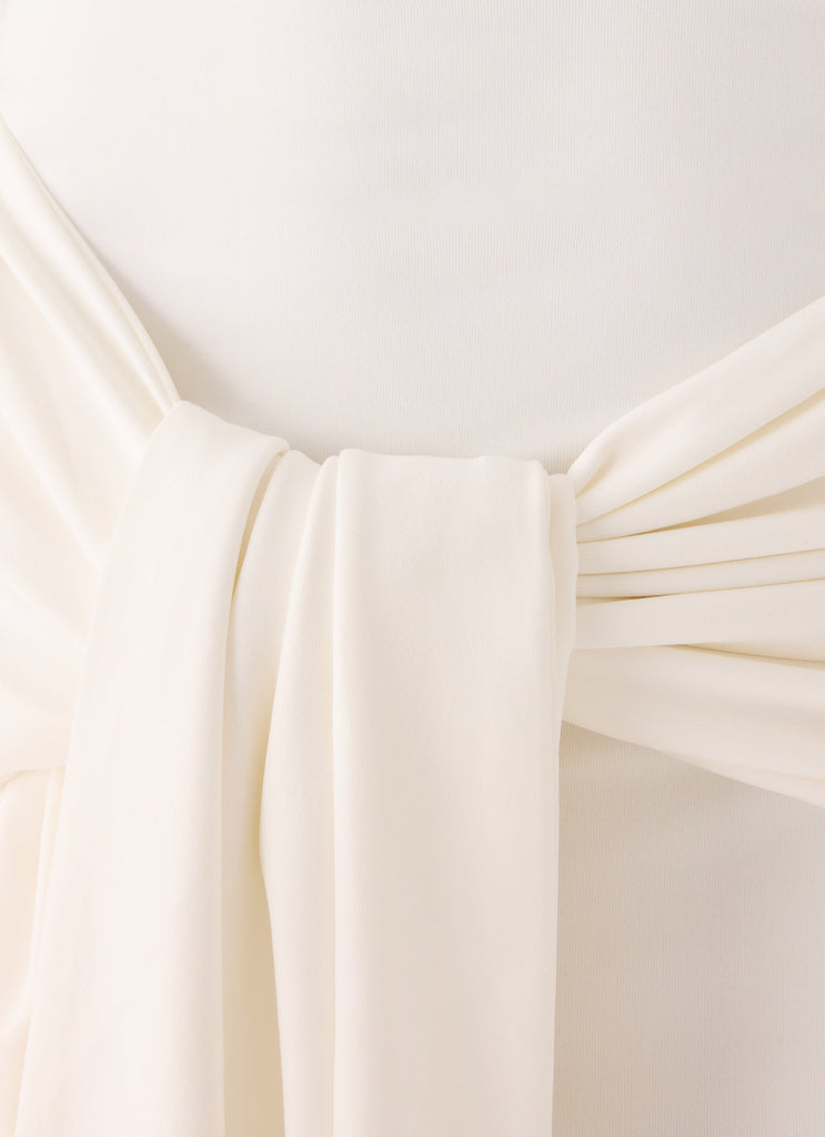Stole My Heart Maxi Dress - White