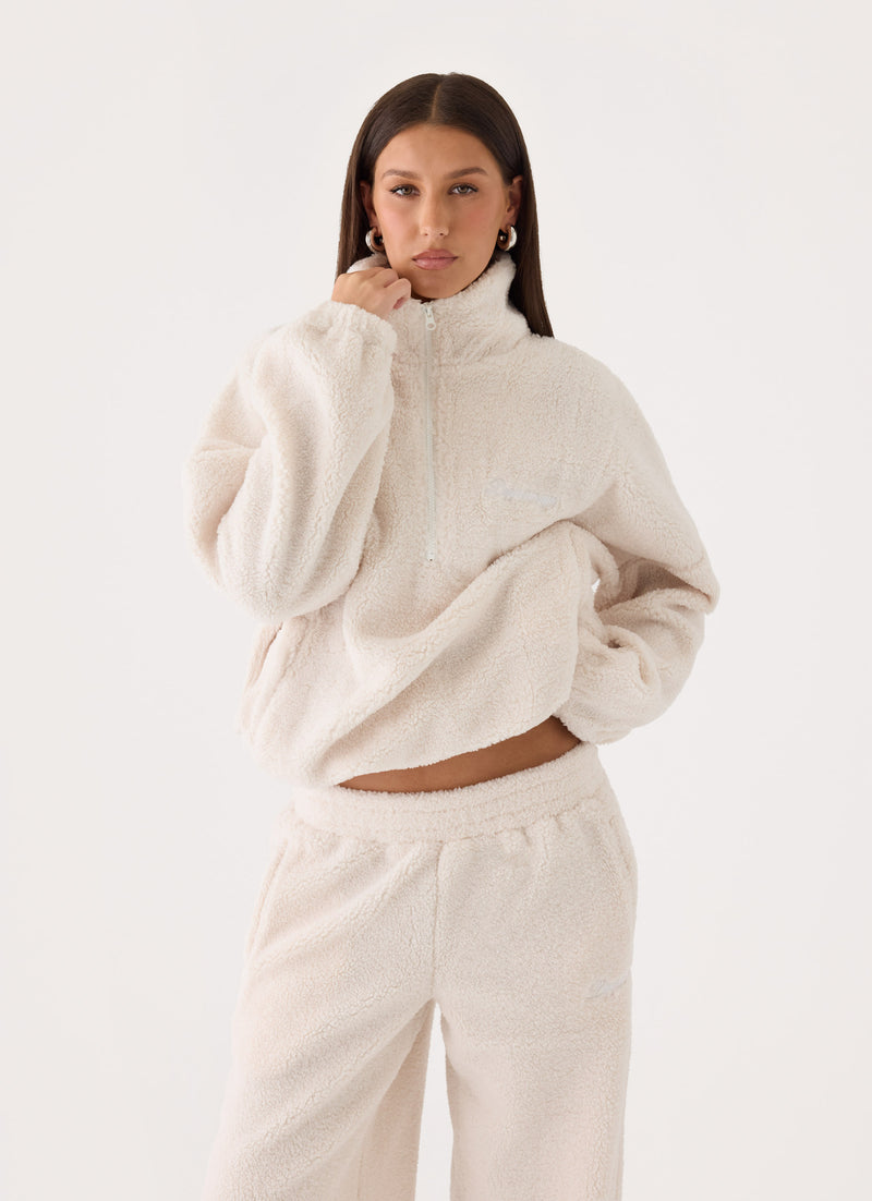 Sunday Pullover Hoodie - Cream