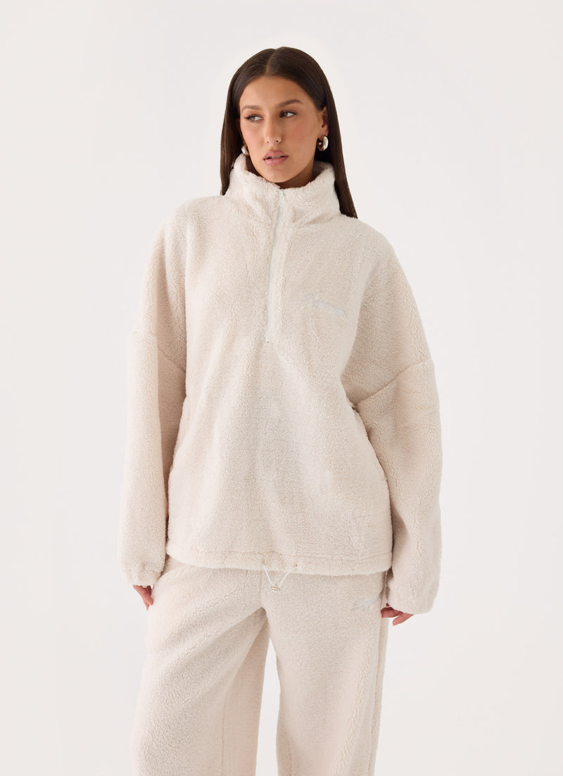 Sunday Pullover Hoodie - Cream