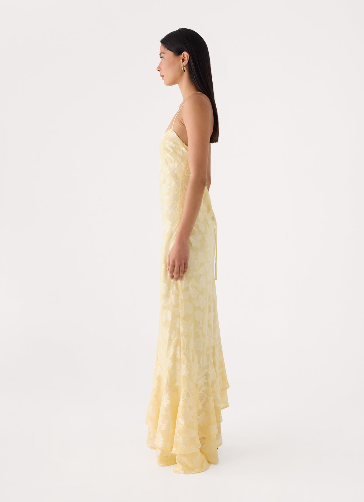 Take A Photo Midi Dress - Yellow