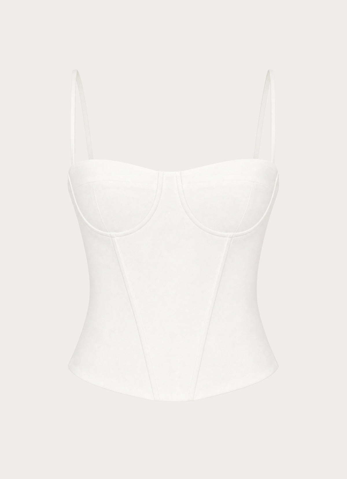 Tayana Corset Top - White