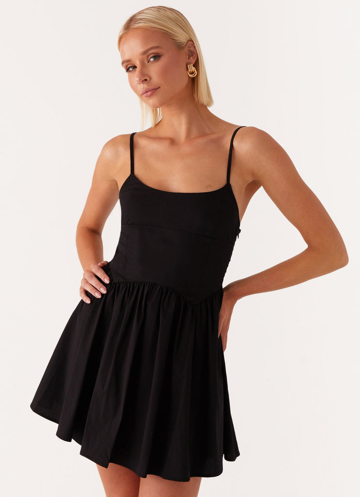 Tesoro Mio Mini Dress - Black