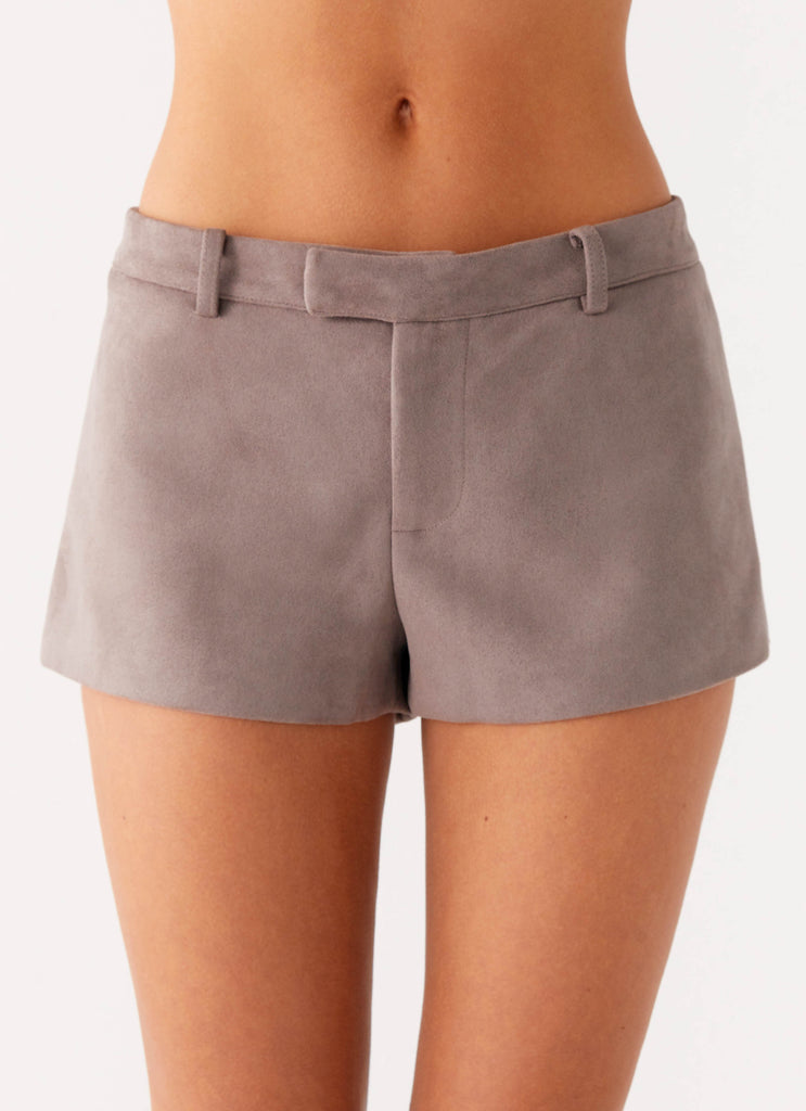 Thats Chill Mini Shorts - Brown