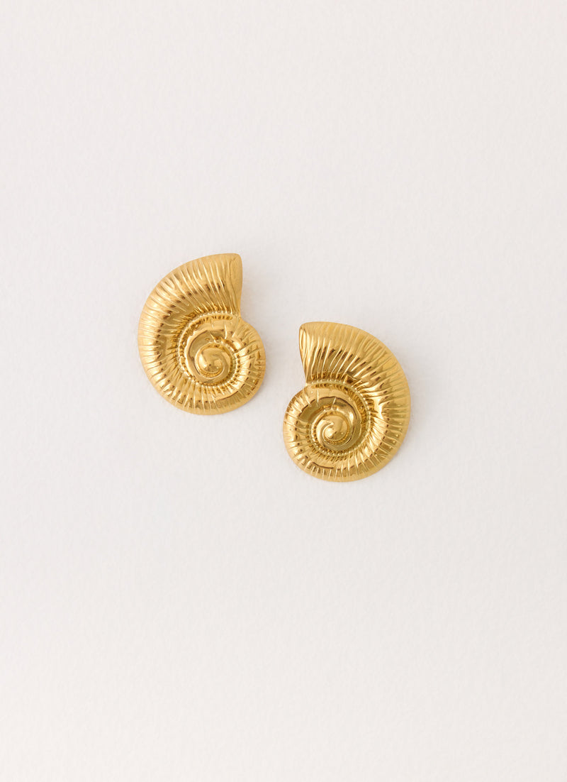 Tidebound Earrings - Gold