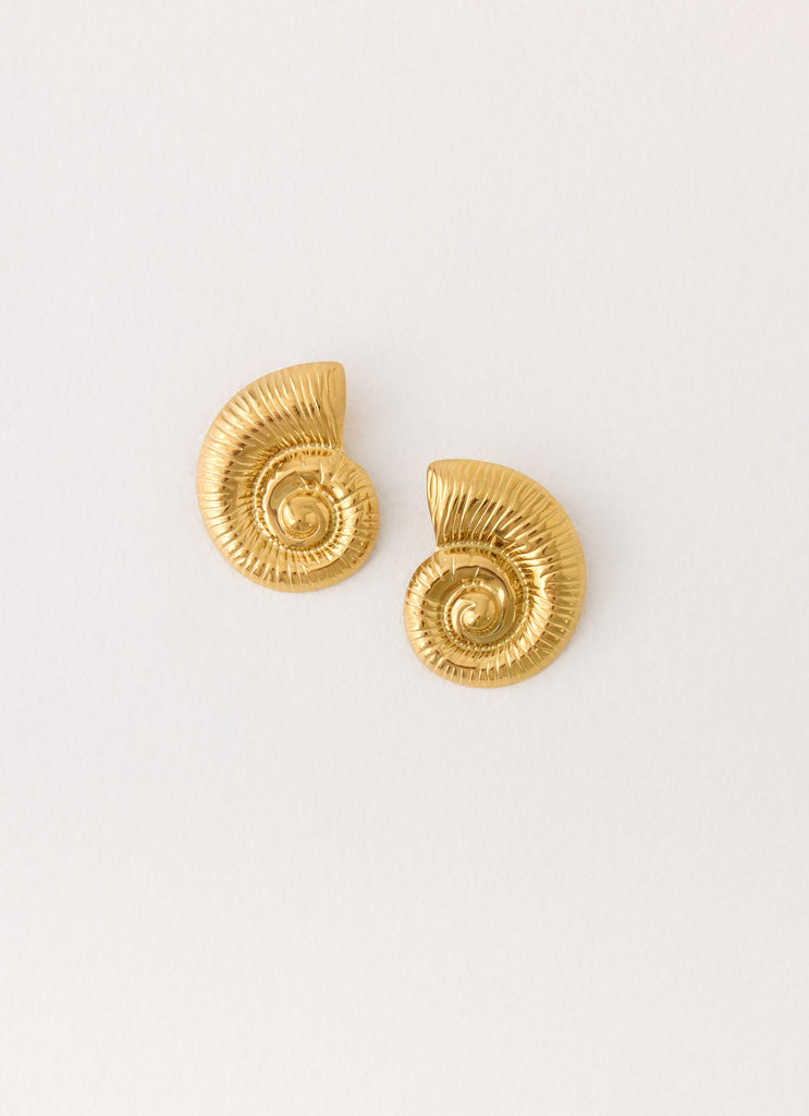 Tidebound Earrings - Gold