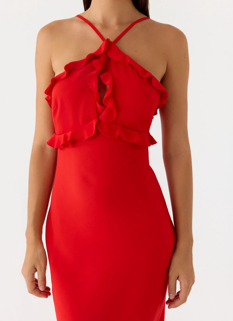 Trieste Maxi Dress - Red