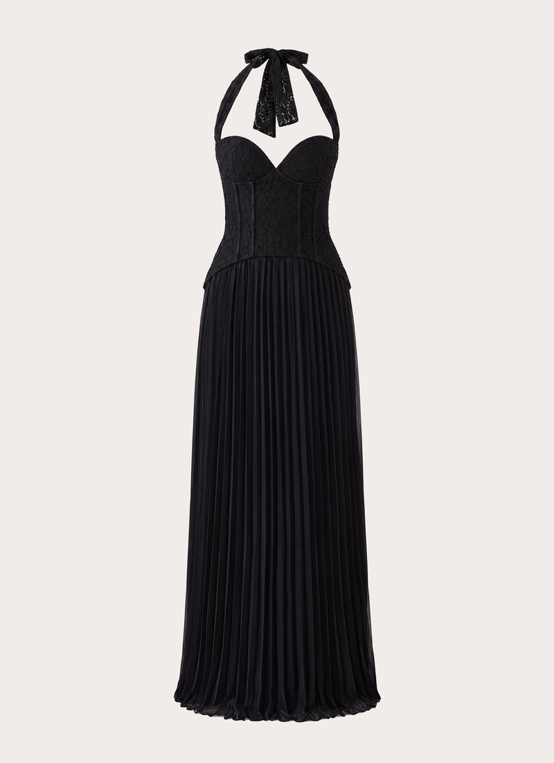 Tunnel Vision Maxi Dress - Black