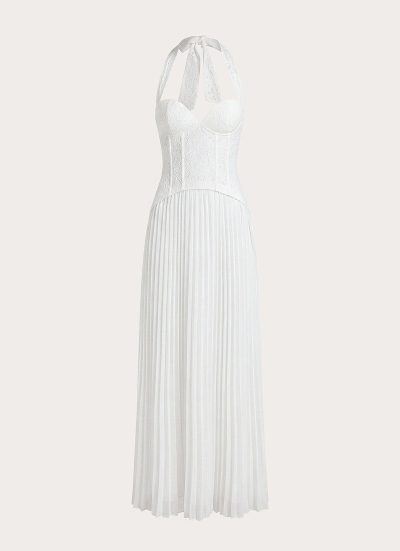 Tunnel Vision Maxi Dress - White