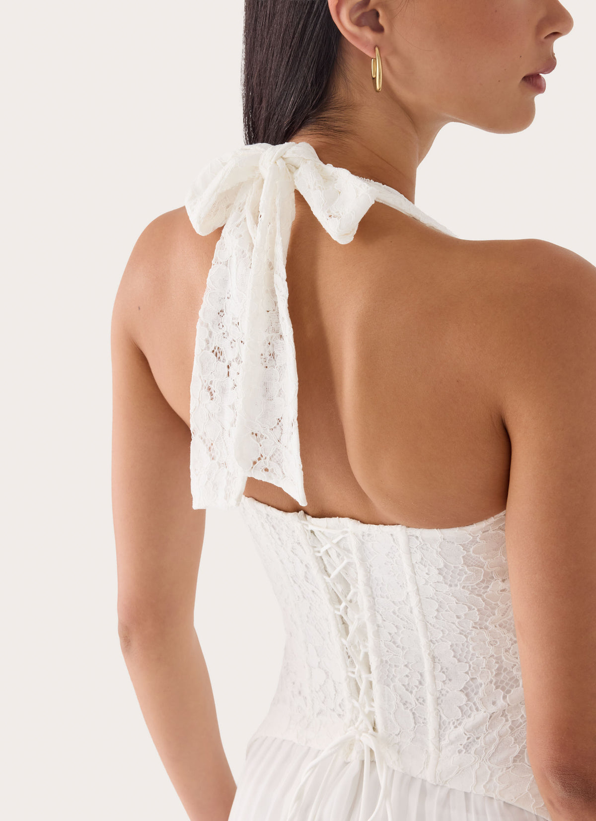Tunnel Vision Maxi Dress - White