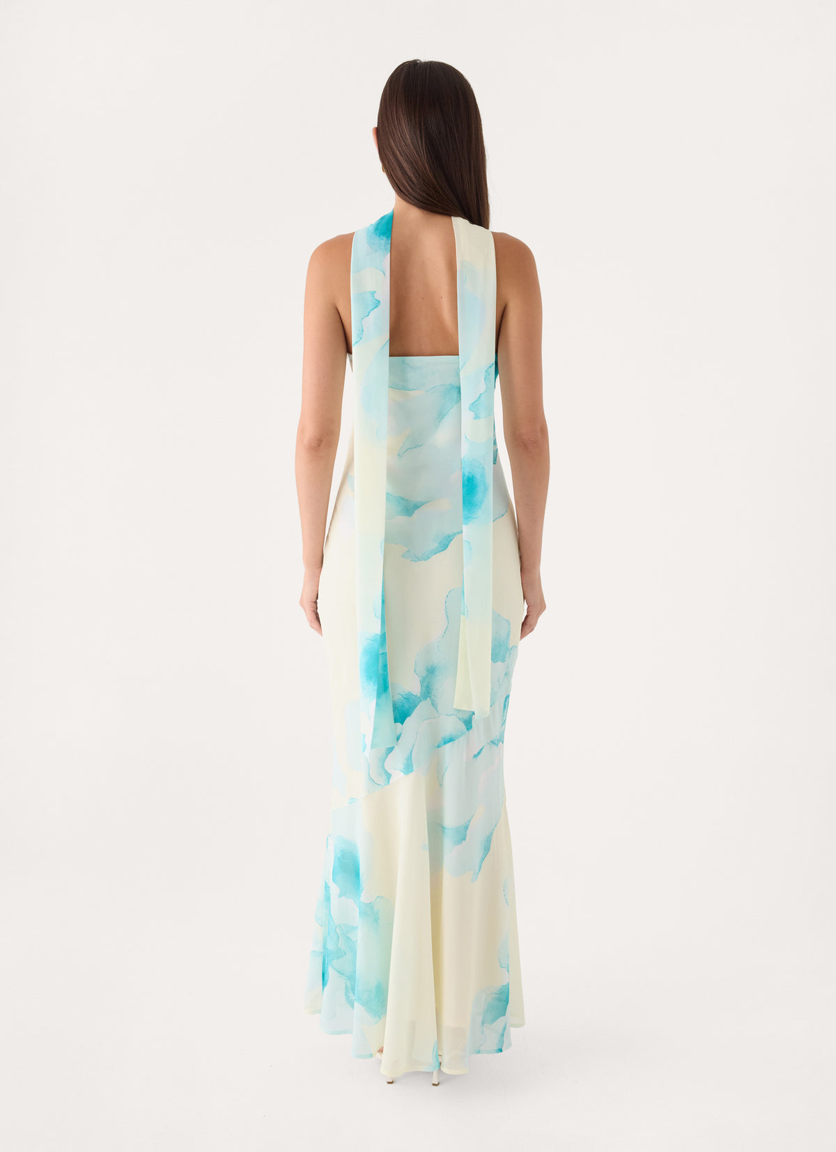 Under The Pagoda Maxi Dress - New Romance Print