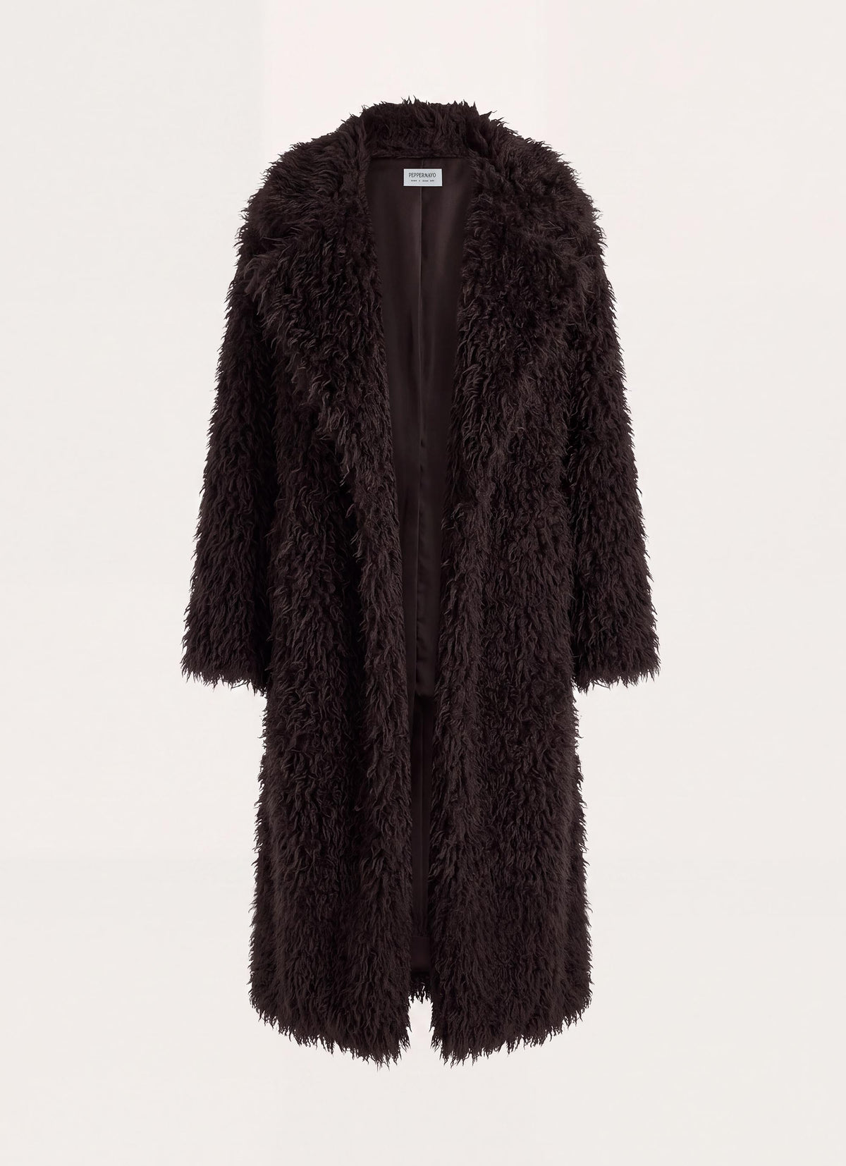 Valensia Faux Fur Coat - Deep Taupe