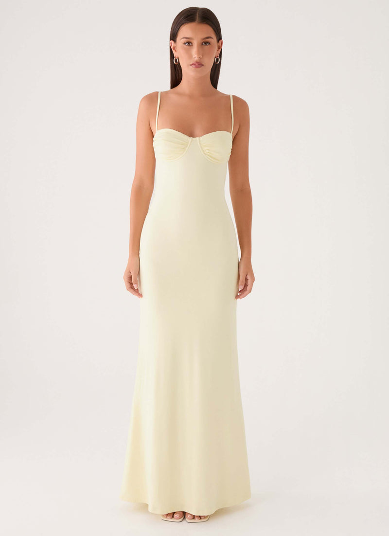 Vamonos Maxi Dress - Yellow