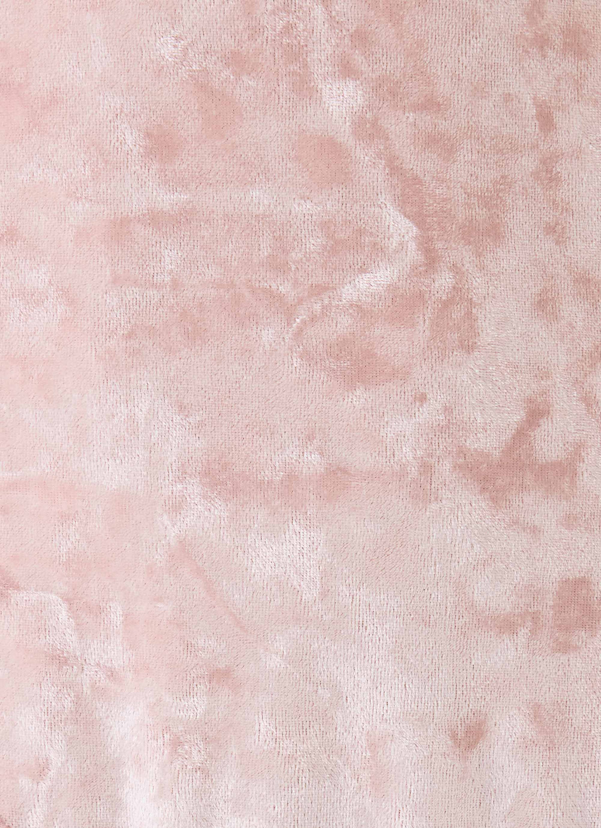 Venus In Crushed Velvet Mini Dress - Soft Pink