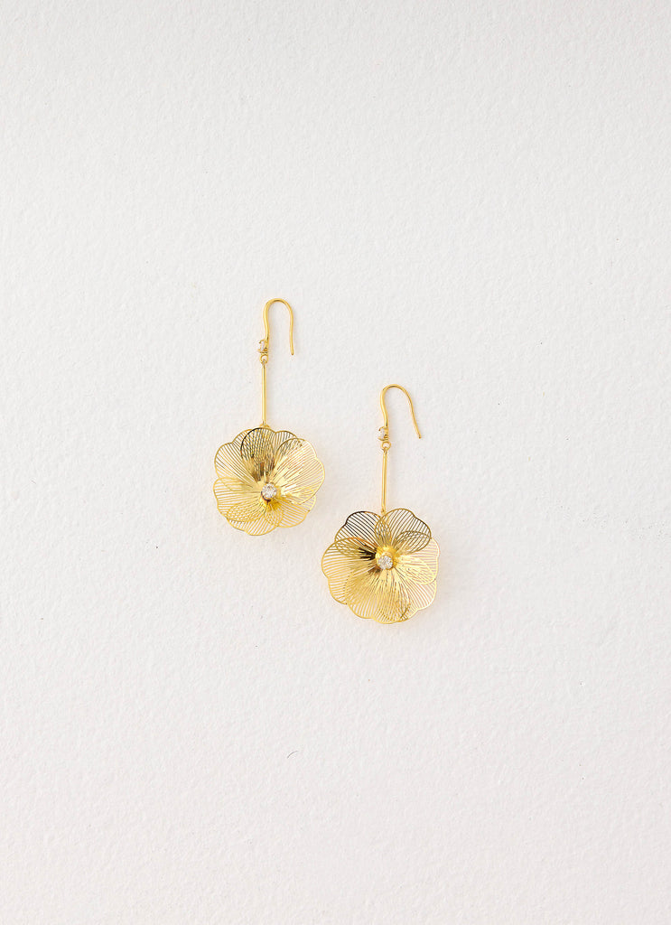 Violet Hour Earrings - Gold