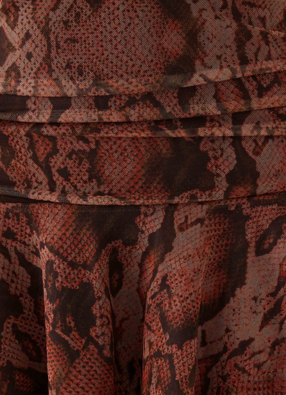 Viper Mini Dress - Snake Print