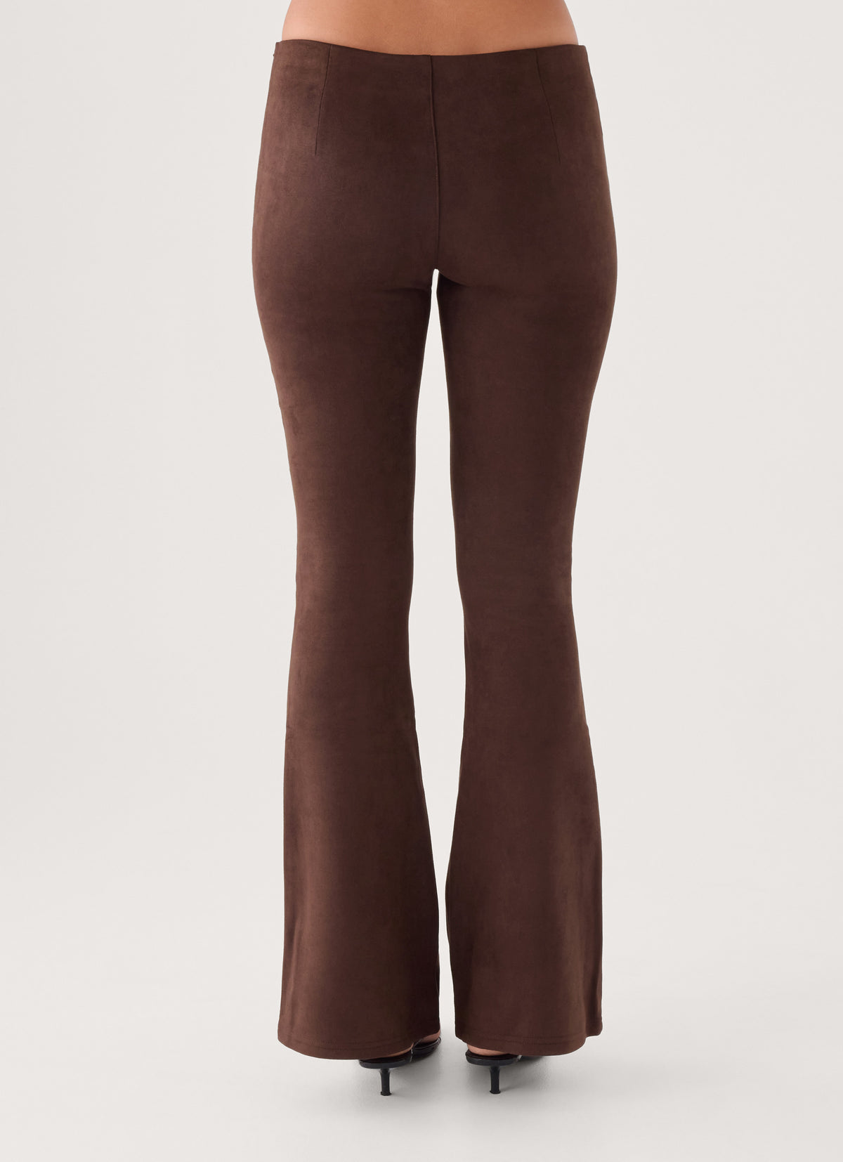 Wild Hide Faux Suede Pant - Chocolate