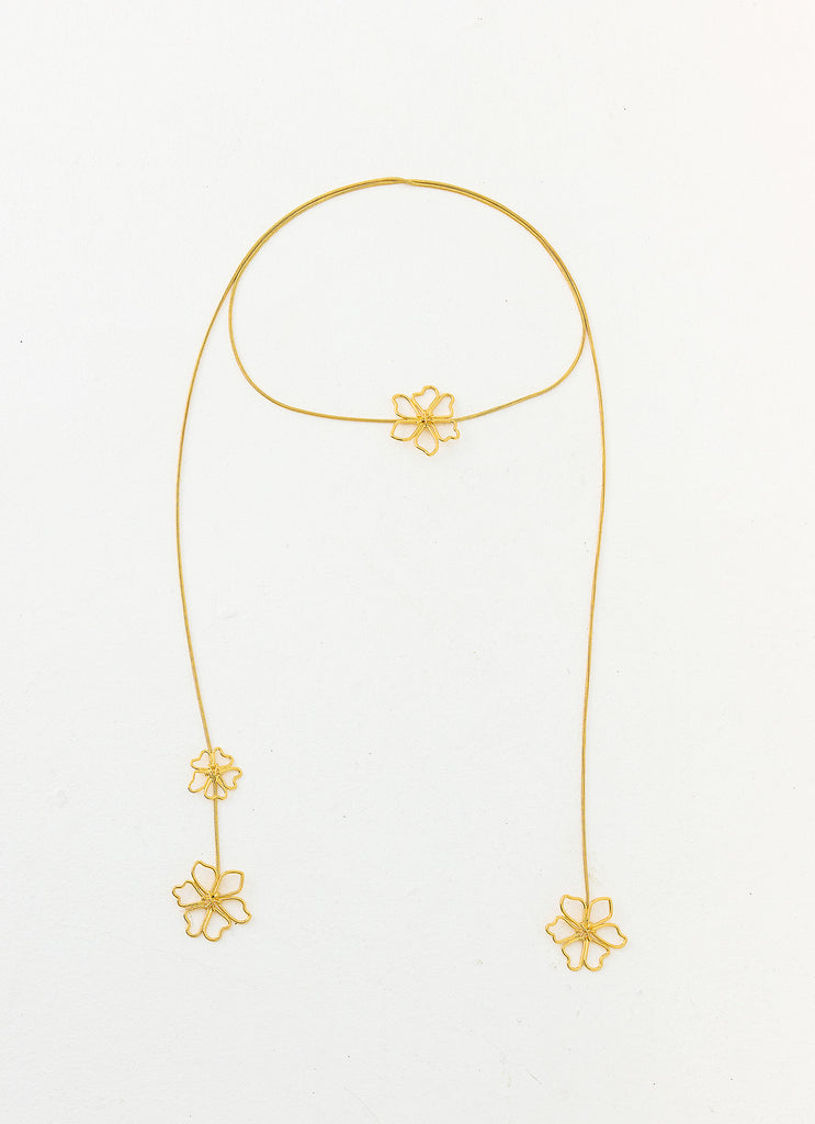 Wildflower Necklace - Gold