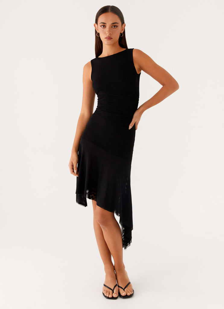 Winona Midi Dress Black 4