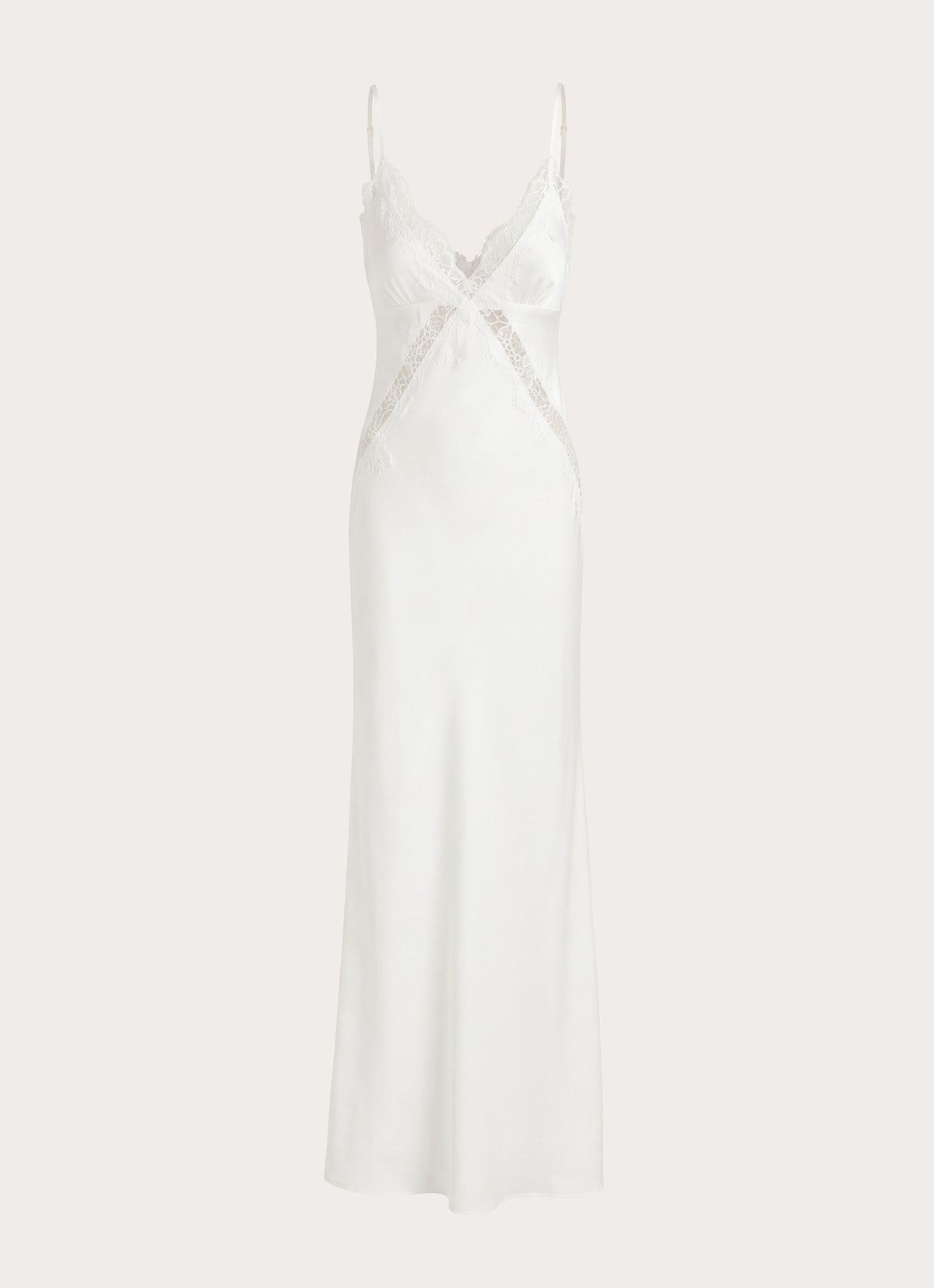 Winona Night Slip Dress - White