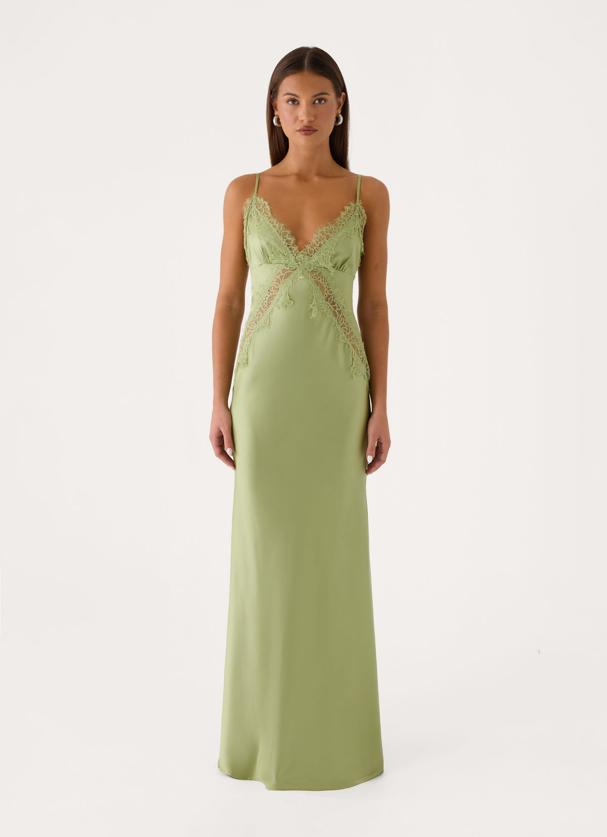 Winona Night Slip Dress - Green