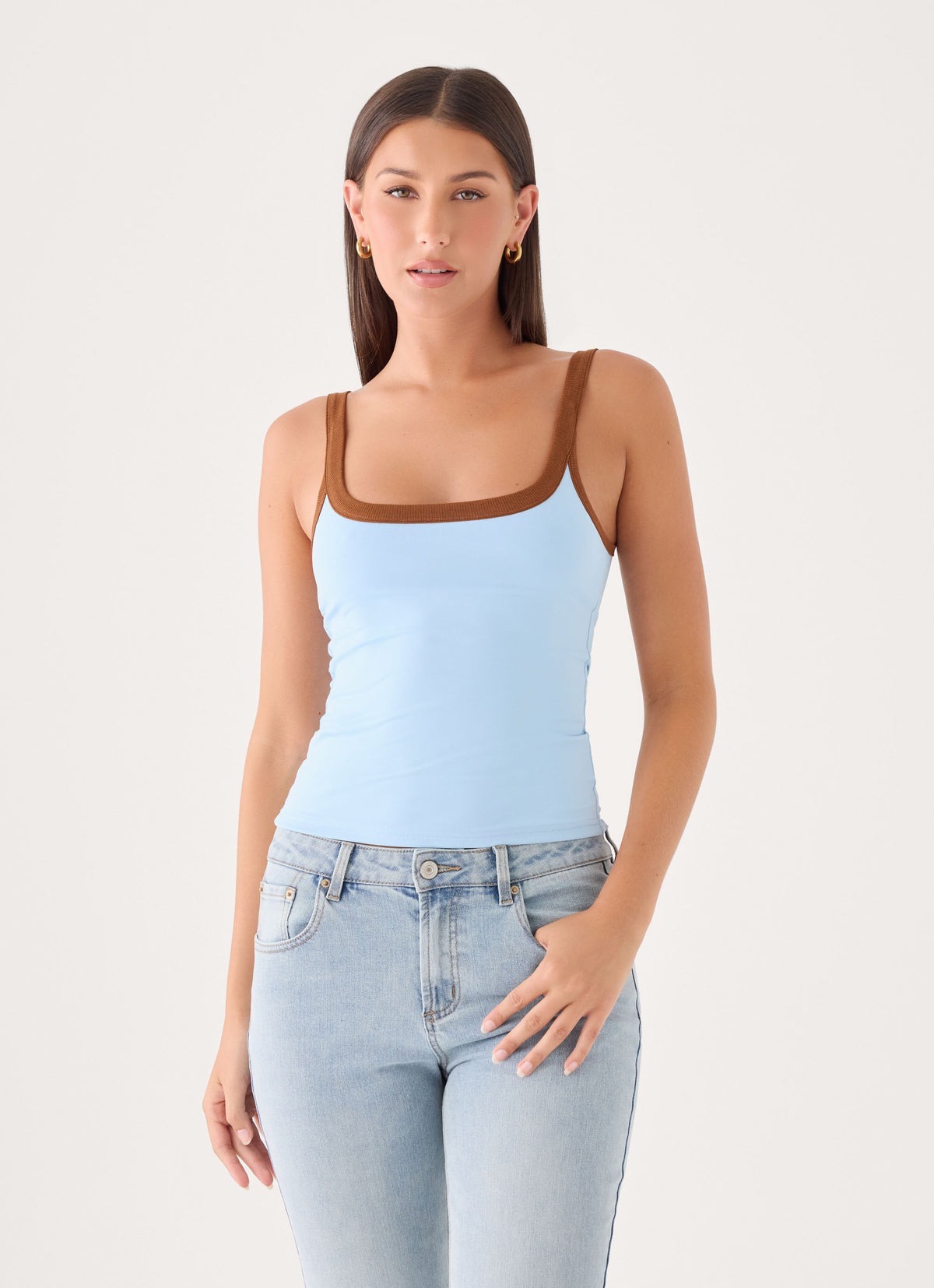 Wren Tank Top - Pale Blue