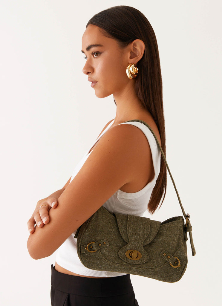 Yasmin Shoulder Bag - Khaki