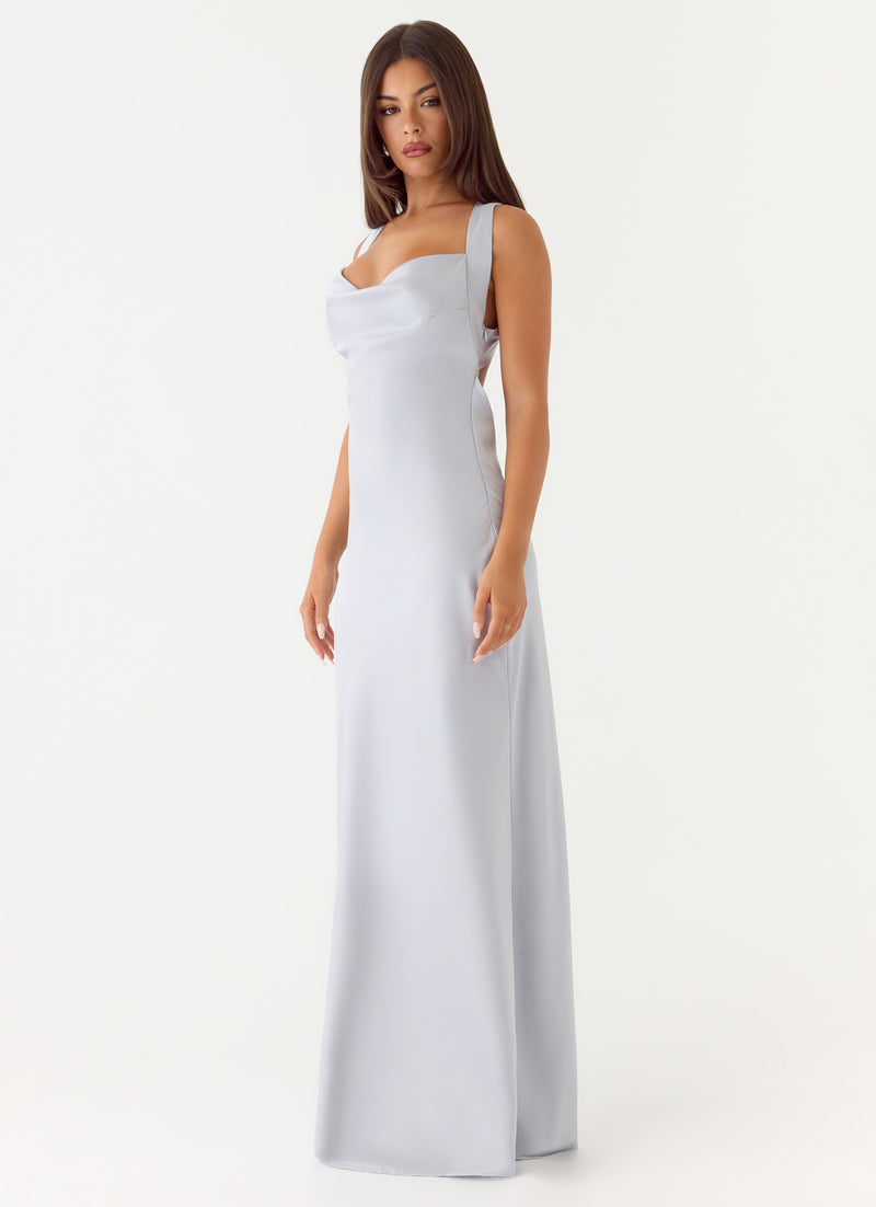 Zandie Maxi Dress - Misty Blue