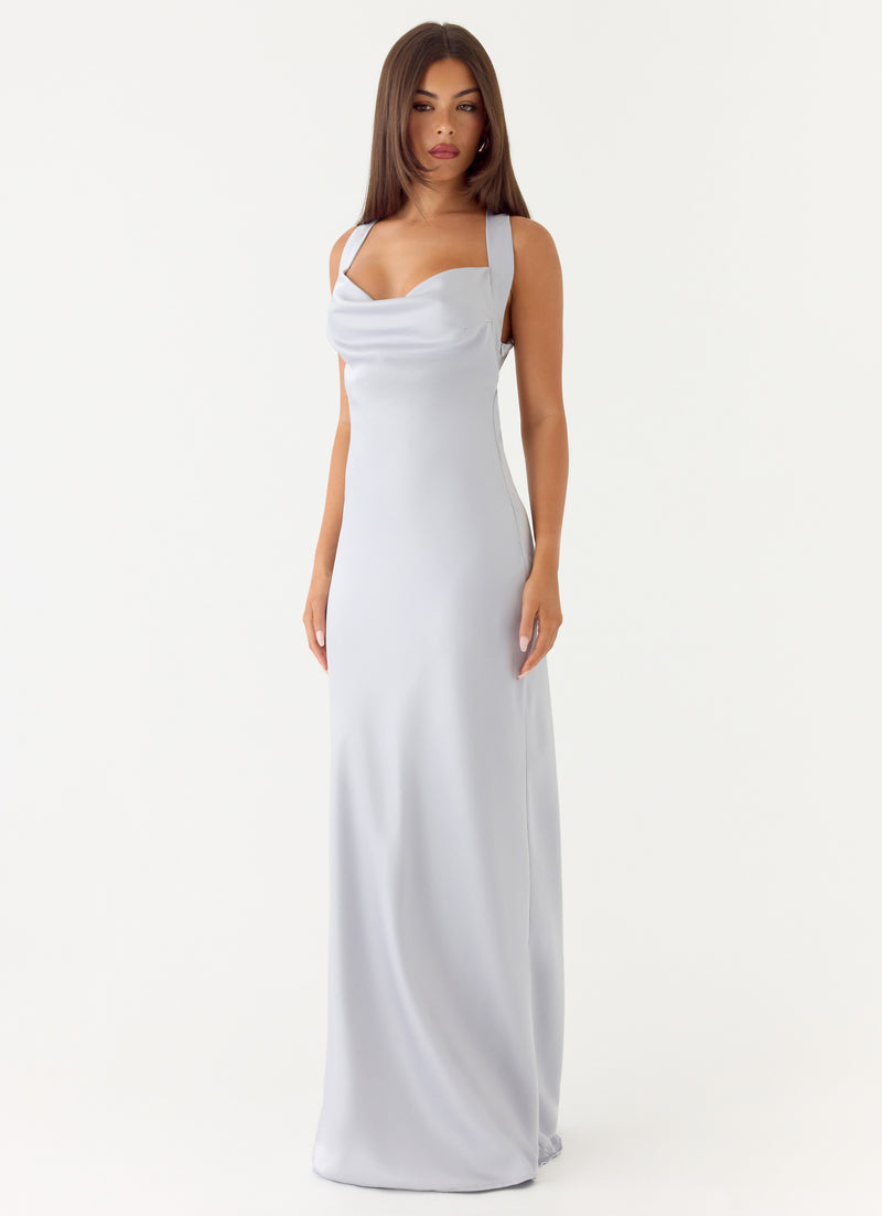 Zandie Maxi Dress - Misty Blue