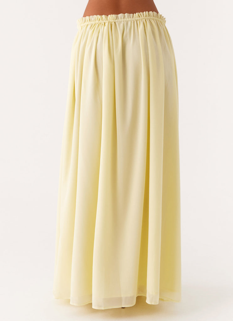 Zaya Maxi Skirt - Yellow