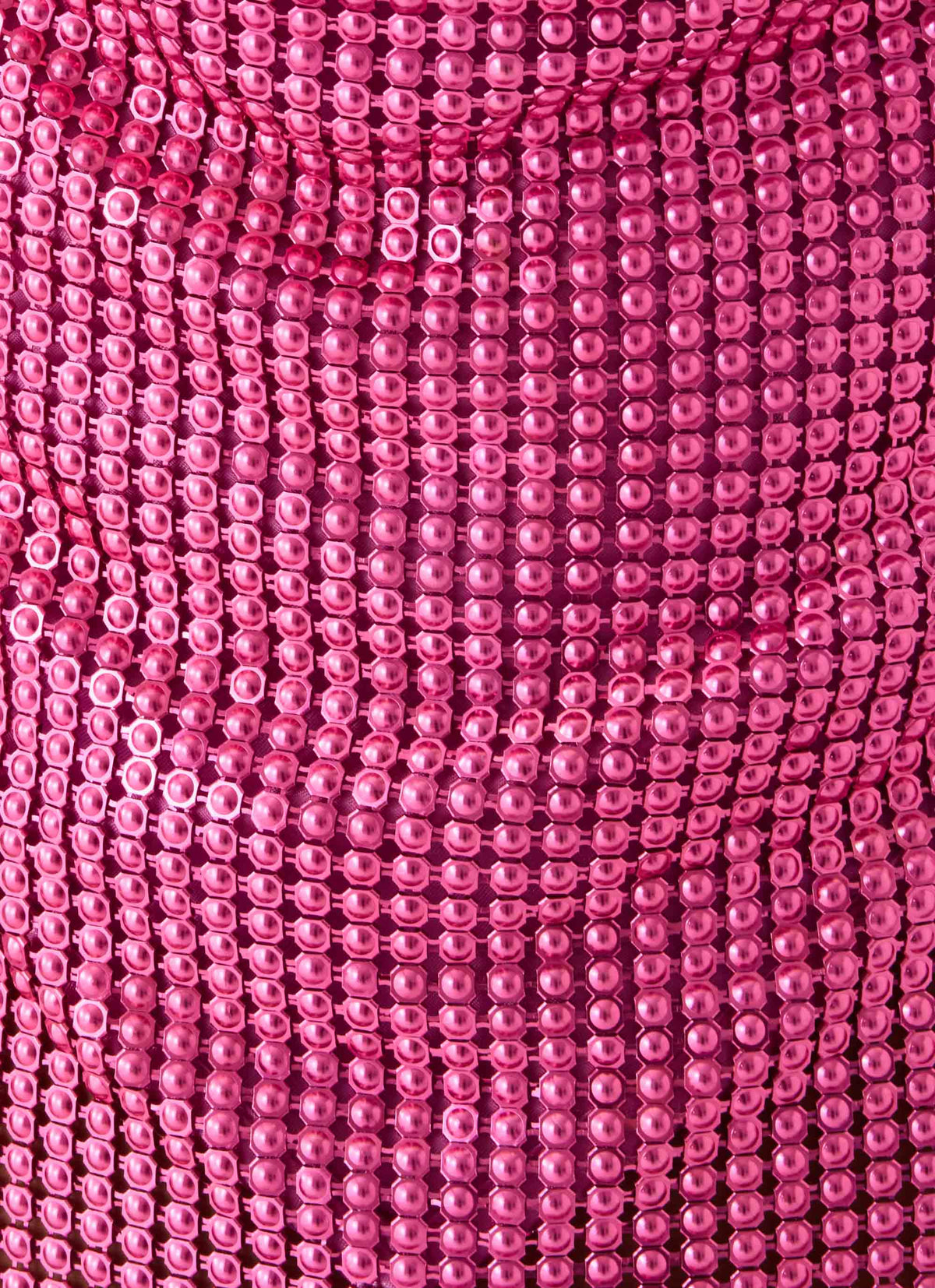Zia Chainmail Top - Pink