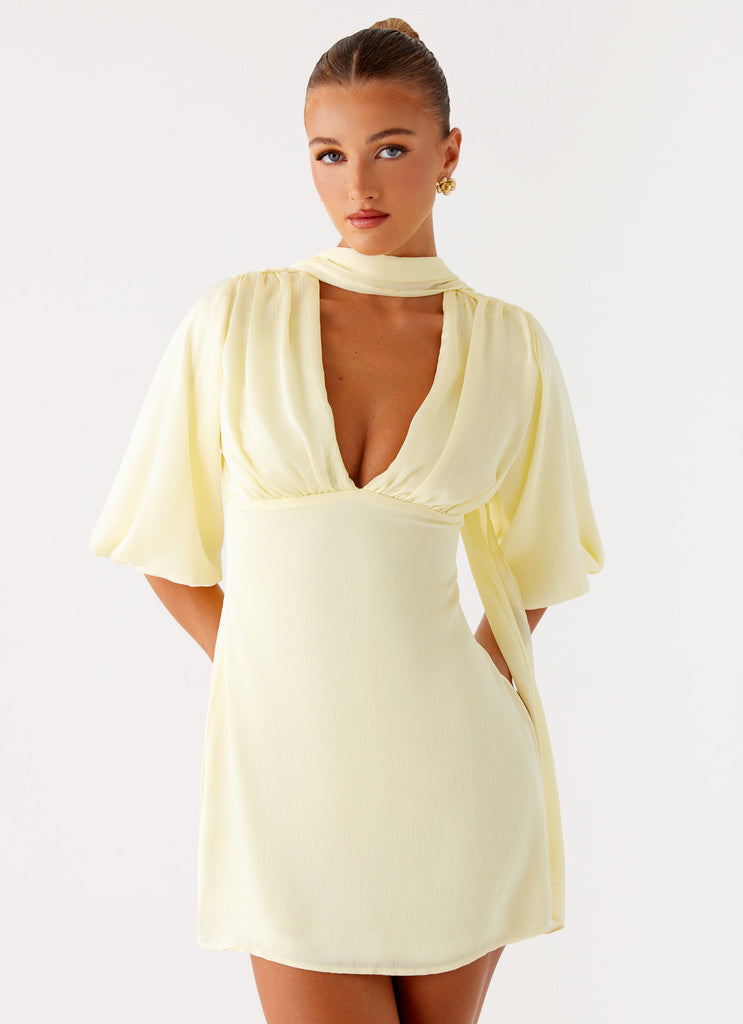 Mary Mini Dress Yellow 5 Peppermayo