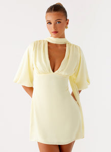 Mary Mini Dress Yellow 5 Peppermayo