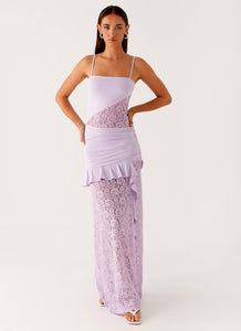 New Romance Maxi Dress Lilac 4 Peppermayo