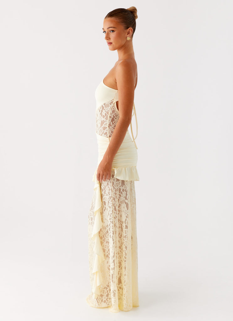 Benita Maxi Dress Yellow 2 Peppermayo