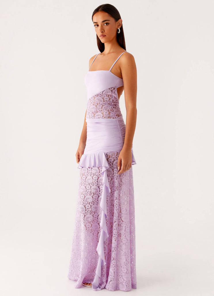 New Romance Maxi Dress Lilac 5 Peppermayo