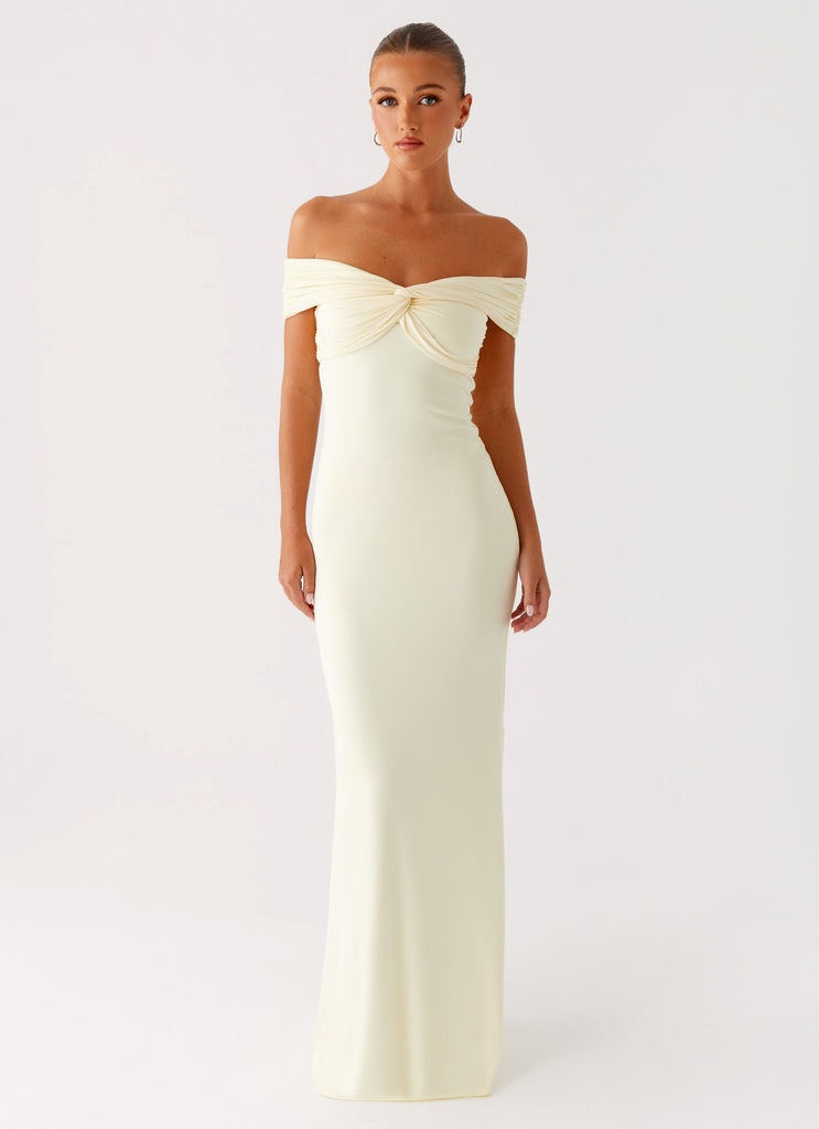 Countless Maxi Dress Yellow 4 Peppermayo