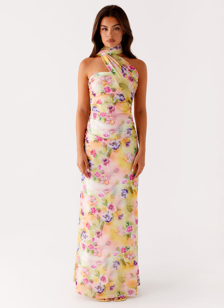 Songbird Maxi Dress Sunburst Floral 1 Peppermayo